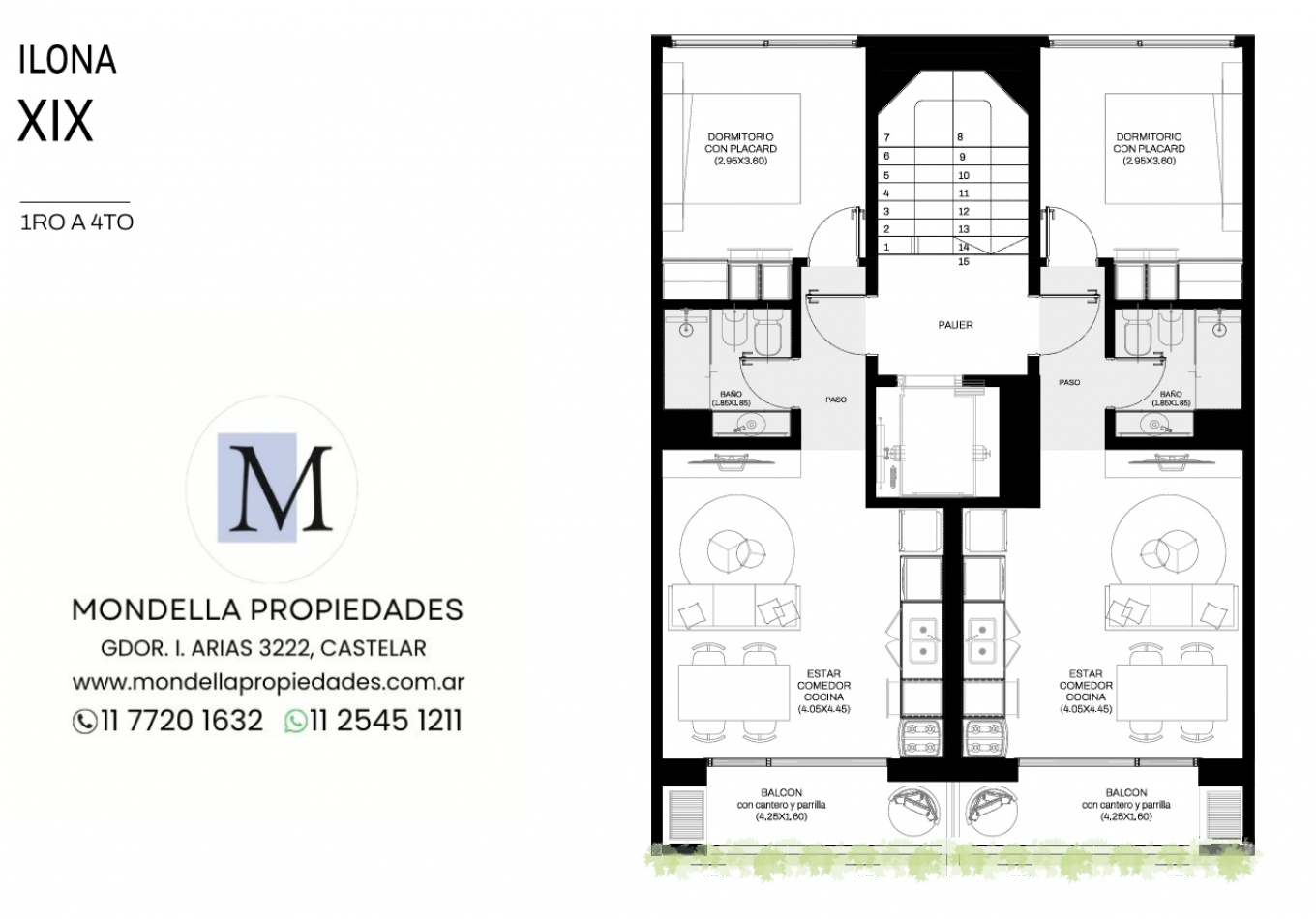 Departamentos 3 amb en venta en Pozo en Haedo. Reconquista 100