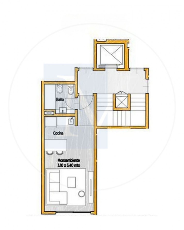 VENTA Monoambiente en Moron, Sarratea 100.